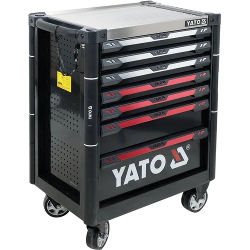 Yato YT-09032 Spintelė įrankiams su ratukais, 7 stalčiai image 1