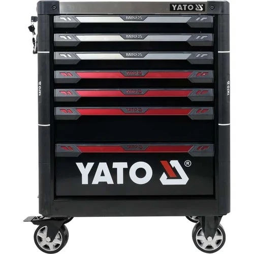 Yato YT-09032 Spintelė įrankiams su ratukais, 7 stalčiai image 2