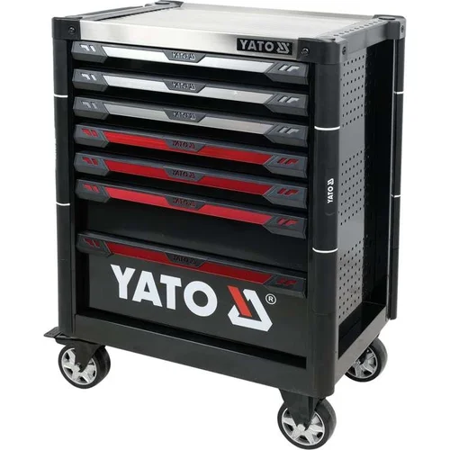 Yato YT-09032 Spintelė įrankiams su ratukais, 7 stalčiai image 3