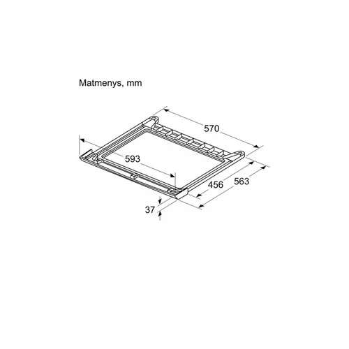 Bosch WTZ27510 Sujungimo rėmelis image 2