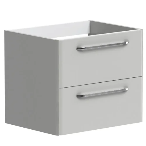 KME SOFT BU/6-3DR/D37-SFT Spintelė po praustuvu, 60 cm, Perlų pilka image 1