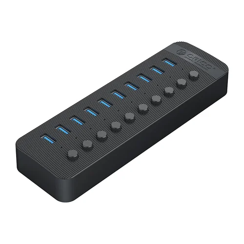 Orico CT2U3-10AB 10 prievadų USB-A 3.0 šakotuvas, juodas image 1