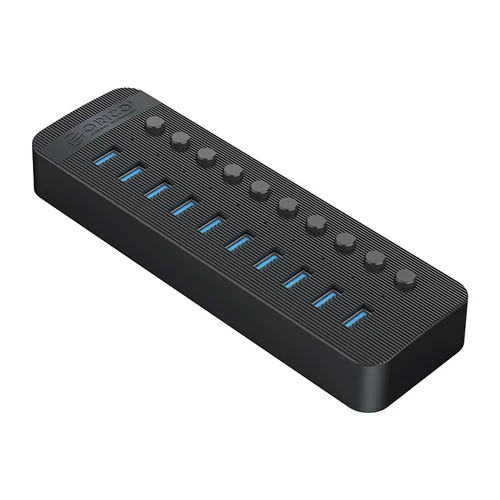 Orico CT2U3-10AB 10 prievadų USB-A 3.0 šakotuvas, juodas image 2