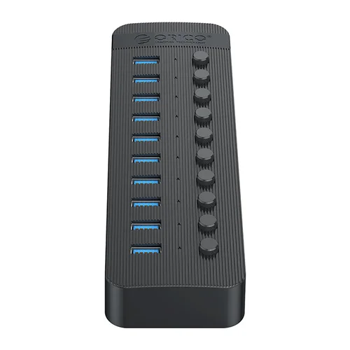 Orico CT2U3-10AB 10 prievadų USB-A 3.0 šakotuvas, juodas image 3