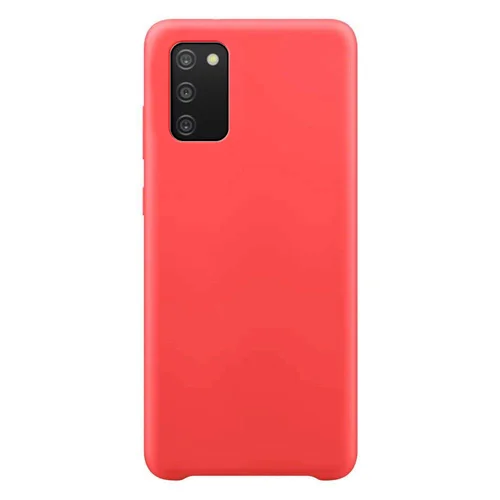 Samsung Galaxy A03s silikoninis dėklas, raudonas image 1