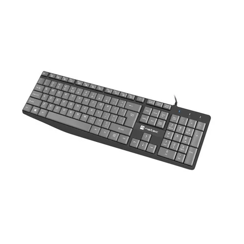 Natec Nautilus US Slim klaviatūra, pilka image 2