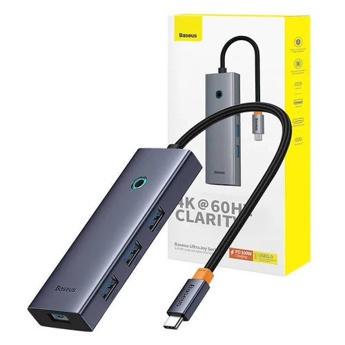 Baseus HDMI + 4x USB 3.0 + USB-C PD/USB-C 100W adapteris image 1