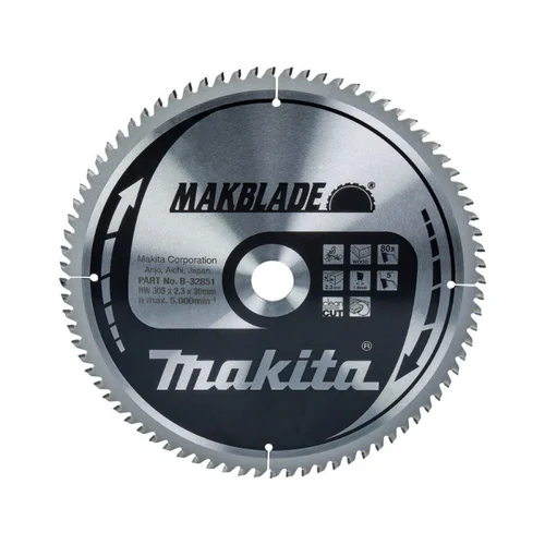 Makita medžio pjovimo diskas 305 × 30 × 2,3 mm, 80 dantų image 1