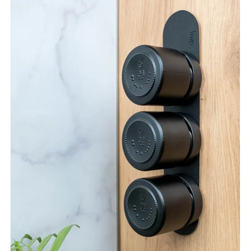 SILWY FM-125-BBB-SM Magnetiniai indeliai ALL BLACK, 125 ml, su juostele image 3