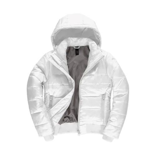 B&C JW941 Moteriška striukė L White/Warm Grey image 3