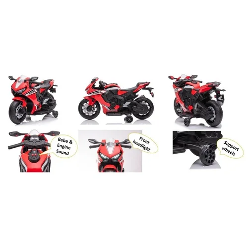 Žaislinis akumuliatorinis motociklas HONDA image 3
