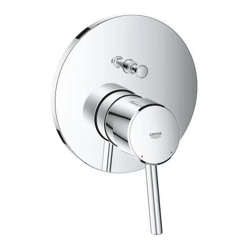 Grohe Concetto 24054001 potinkinis vonios/dušo maišytuvas 2 pajungimu, chromo spalvos image 1