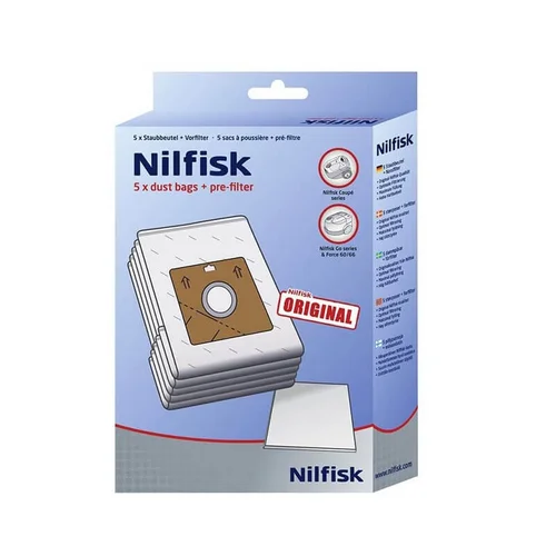 NILFISK Coupe serijos dulkių maišeliai, 5 vnt. image 1