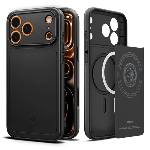 Spigen Thin Fit MagSafe dėklas iPhone 17 Pro, juodas image 2