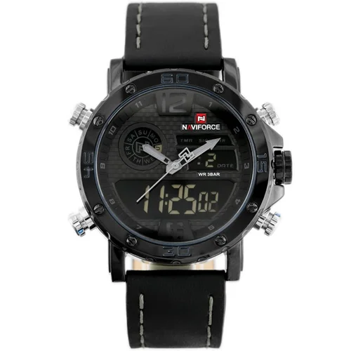NAVIFORCE NF9134 vyriškas laikrodis, juodas image 1