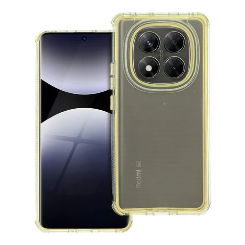 MATRIX CLEAR dėklas Xiaomi Redmi Note 14 Pro 5G / 14 Pro Plus 5G geltonas image 1