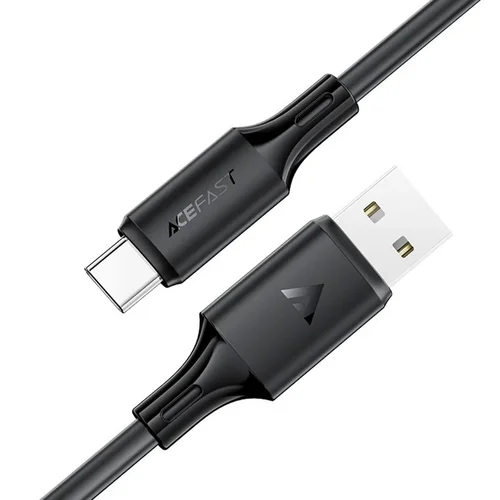Acefast C17-04 USB-A iki USB-C kabelis, 1,2 m, Juodas image 2