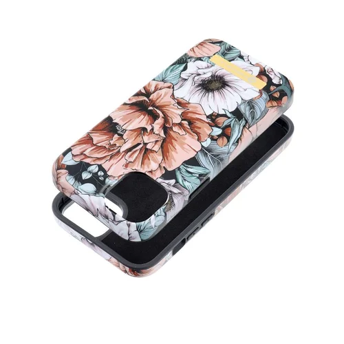 FORCELL F-PROTECT Mirage dėklas iPhone 15 Plus, MagSafe, žydinčio krūmo rašto image 1