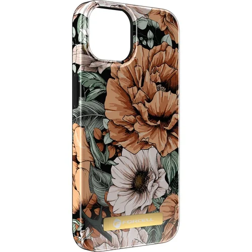 FORCELL F-PROTECT Mirage dėklas iPhone 15 Plus, MagSafe, žydinčio krūmo rašto image 3