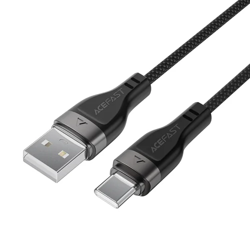 Acefast C11-04 USB-A–USB-C kabelis 3 A, 1,2 m, juodas image 2
