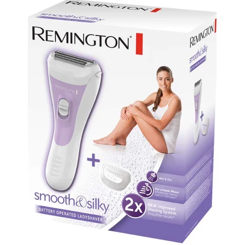 Remington Smooth and Silky WSF5060 moteriškas skustuvas, Balta/Violetinė image 2