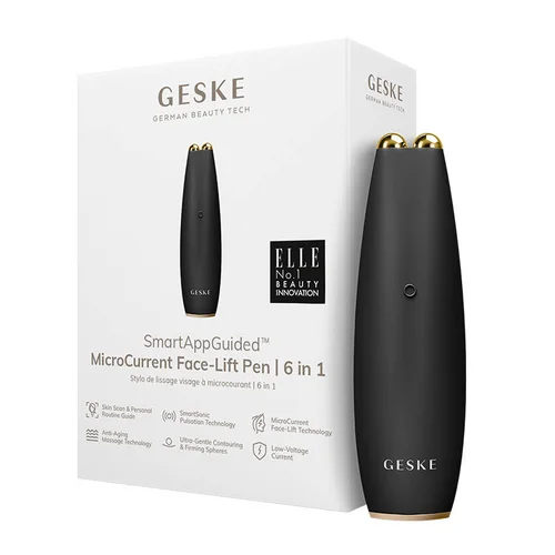 Geske GK000013GY01 6-in-1 mikrocurrentinis veido pakėlimo įrenginys, pilkas image 3