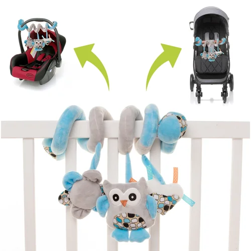 4Baby žaislas spiralė vežimėliui pelėdžiukas OB07 image 3