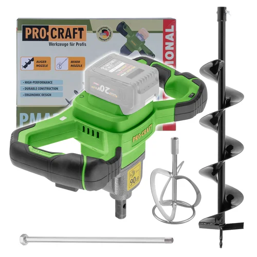 ProCraft PMA20 akumuliatorinis žemės grąžtas Ø 150 mm image 1