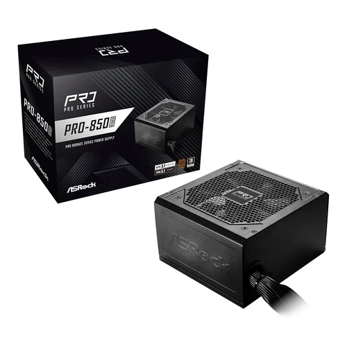 ASRock PRO-850B 850 W 80 PLUS Bronze maitinimo šaltinis image 1