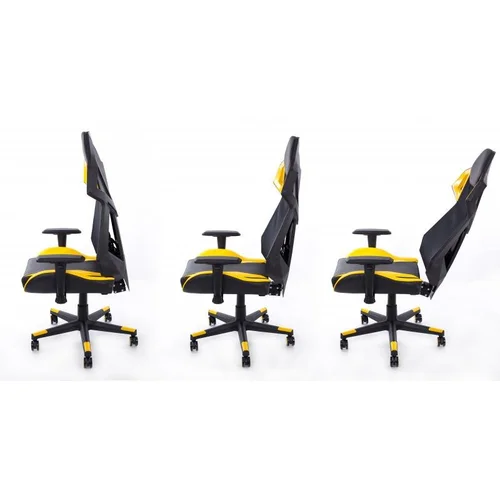PARTNER FURNITURE BM1001 Žaidimų kėdė Geltona-Juoda image 2