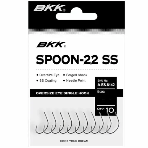 BKK SPOON-22 SS kabliukas 1/0, 9 vnt. image 1