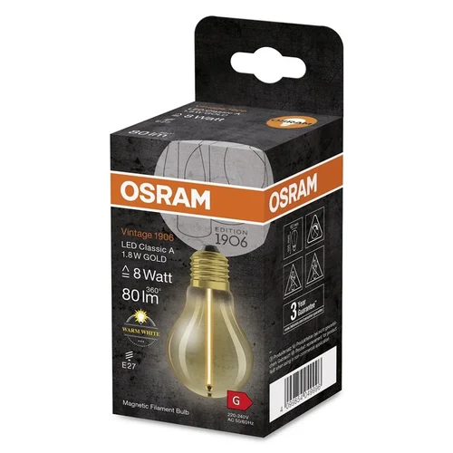 Osram Lemputė LED A60 E27 1.8W 2700K 80 lm image 2