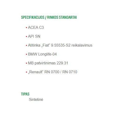 Castrol Magnatec C3 5W-40, 1 l image 2