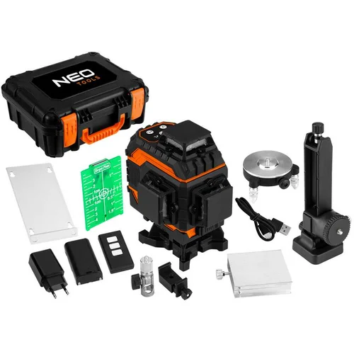 NEO TOOLS 75-140 lazerinis nivelyras Žalia image 1