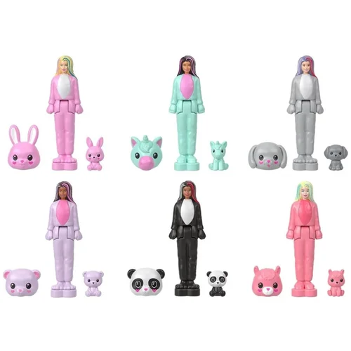 Mattel Mini Barbie Land Cutie Reveal lėlė ZA6040, 3,5 cm image 3