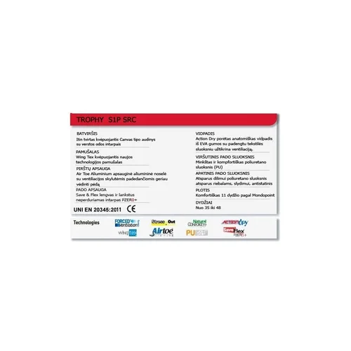 Darbo batai U.Power TROPHY S1P SRC - 43 image 3