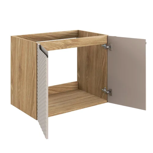 COMAD Ocean Beige 82-70-2D, 70 cm, smėlio spalvos apatinė spintelė image 3