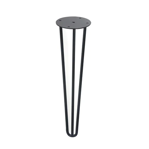 Rei. KOJA STALO 400 MM JUODA SMEIGTUKO FORMA image 1