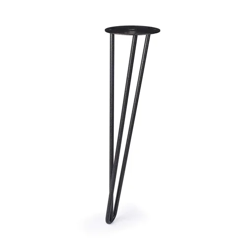 Rei. KOJA STALO 400 MM JUODA SMEIGTUKO FORMA image 2