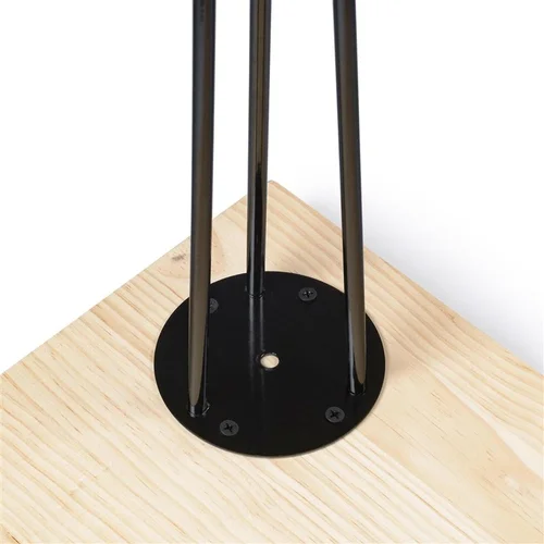 Rei. KOJA STALO 400 MM JUODA SMEIGTUKO FORMA image 3