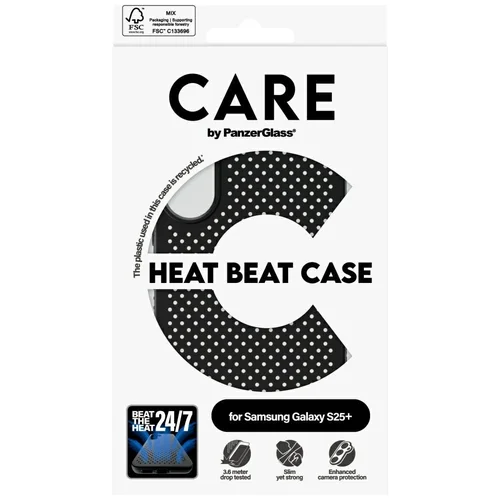 CARE by PanzerGlass Heat Beat dėklas Samsung Galaxy S25+ juodas image 3
