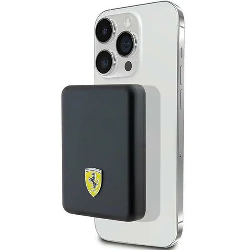 Ferrari Metal Logo MagSafe 5000 mAh 15 W juodas išorinis akumuliatorius image 1