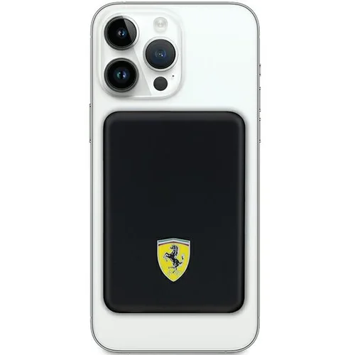 Ferrari Metal Logo MagSafe 5000 mAh 15 W juodas išorinis akumuliatorius image 2
