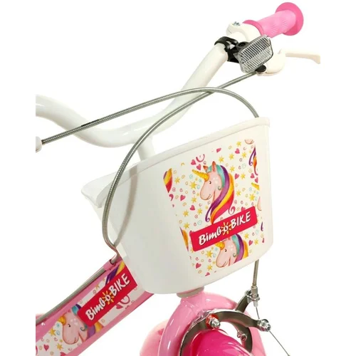 Bottari Unicorn Star 77440 Vaikiškas dviratis 16" baltas/rožinis image 3