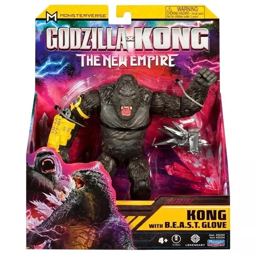 Žaislinė figūrėlė Godzilla Kong su B.E.A.S.T. Glove 35304 image 2