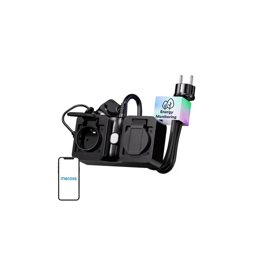 Meross MOP320MA-EU lauko WiFi daugiklis IP44 image 1
