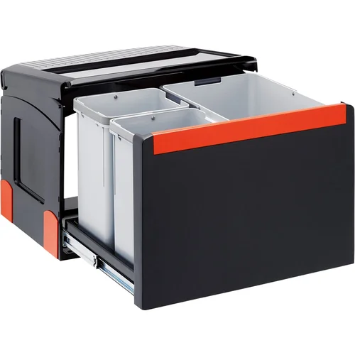 FRANKE Cube 50 Šiukšliadėžė 14 L + 2x8 L, automatinis atidarymas image 1