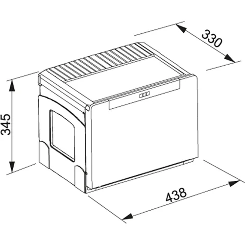 FRANKE Cube 50 Šiukšliadėžė 14 L + 2x8 L, automatinis atidarymas image 3