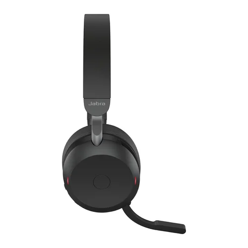 Jabra Evolve2 75 USB-A UC juodos ausinės su stovu image 2
