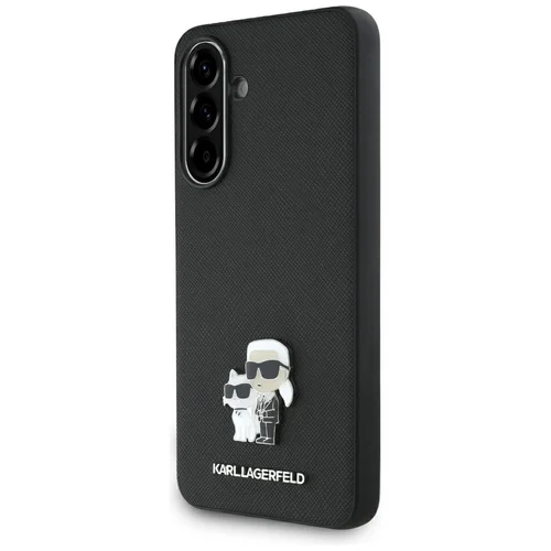 Karl Lagerfeld Saffiano dėklas Galaxy A36, juodas image 1